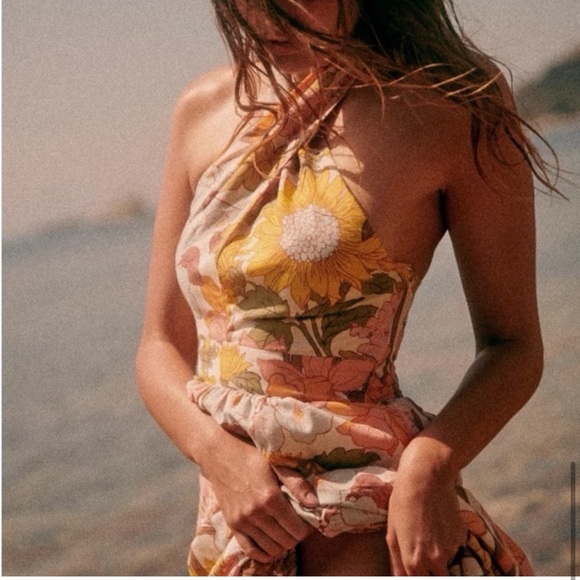 Sezane Billie Dress 70s Boho Floral sz34 - Picture 5 of 11